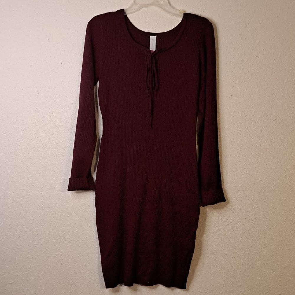 No Boundaries long sleeve lace up dress size XL NWT